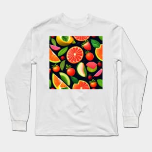 Strawberry Orange Long Sleeve T-Shirt